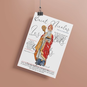 Carte de Saint nicolas