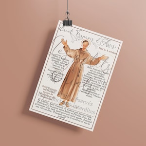 Carte des Saints patrons