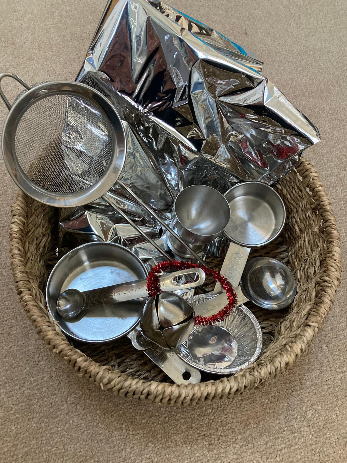 Medium Metal Themed Heuristic Treasure Basket Natural Etsy Ireland