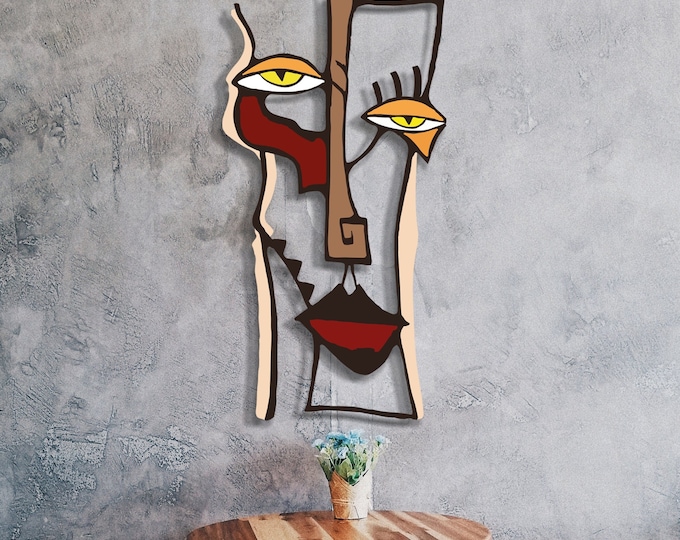 Pablo Picasso Wall Art - Metal Wall decor, Home decor, Metal wall art, Housewarming gift, Home Gift, Birthday Gift, Home Decor, Boho art