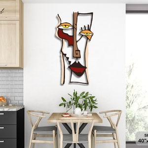 Pablo Picasso Wall Art Decoración de pared de metal, Decoración del hogar, Arte de pared de metal, Regalo de bienvenida, Regalo de hogar, Regalo de cumpleaños, Decoración del hogar, Arte boho imagen 10