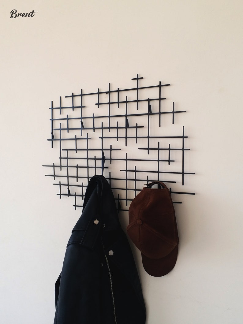 Squares Metal Hooks and Necklace Organizer Coat Hanger Etsy