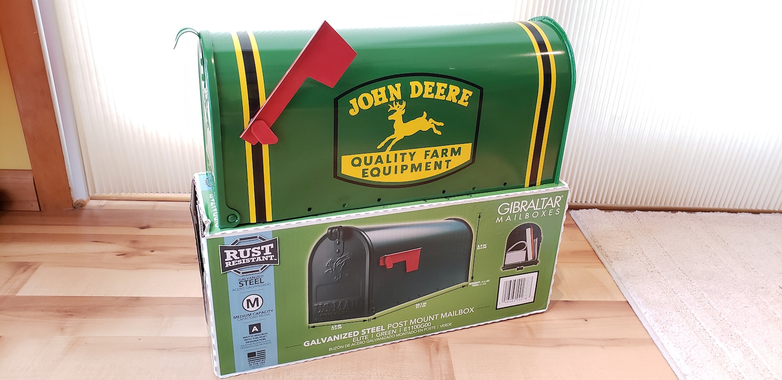 Custom John Deere Farm Tractor Mailbox Etsy