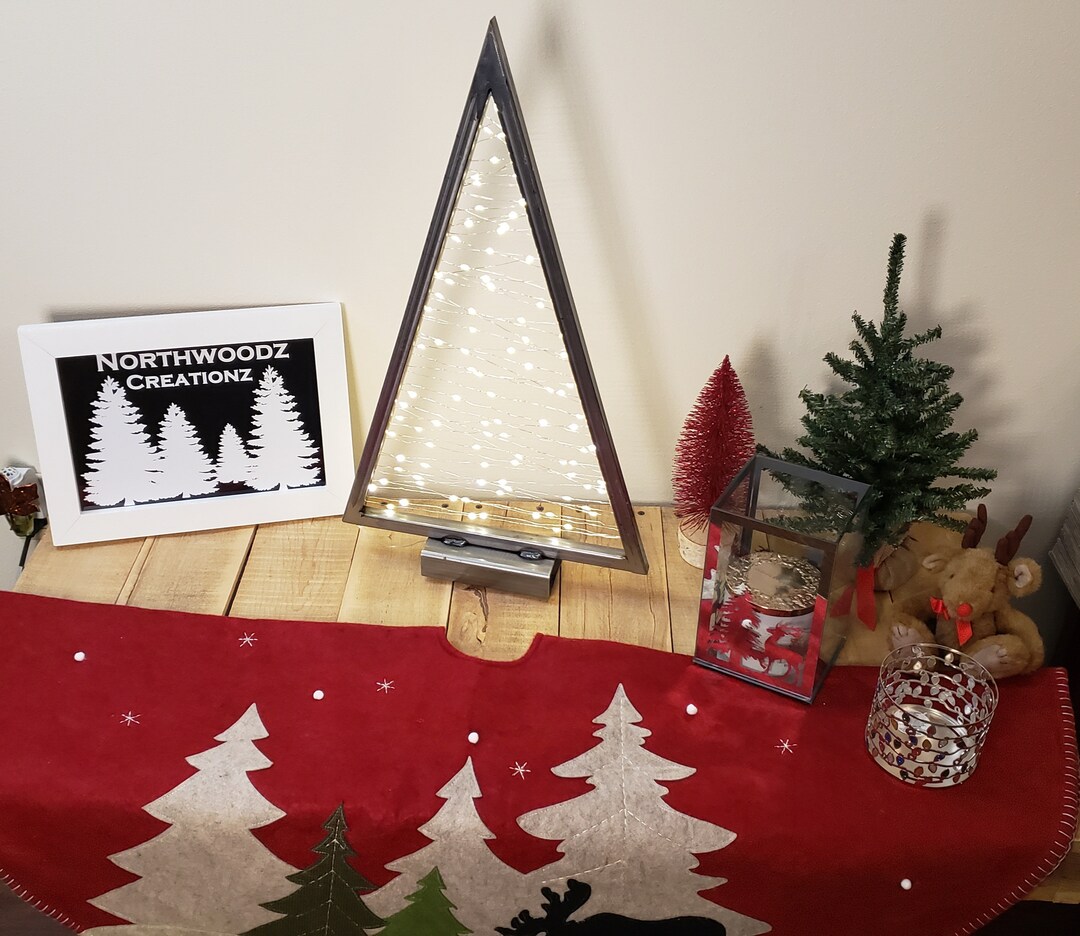 METAL LED Light up Christmas Tree, Steel Tree, Christmas Decor, Christmas Lit Tree, Christmas