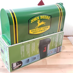 Custom John Deere Farm Tractor Mailbox - Etsy