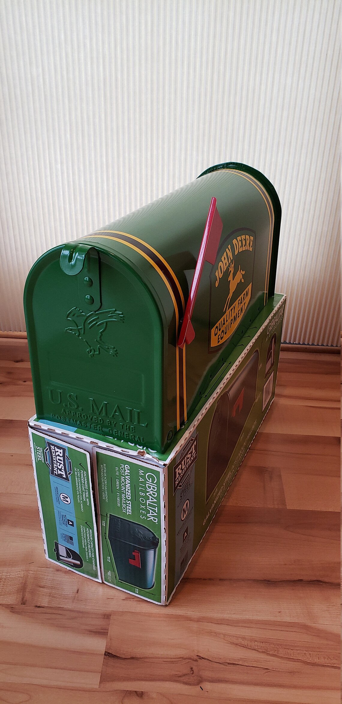 Custom John Deere Tractor Mailbox Etsy