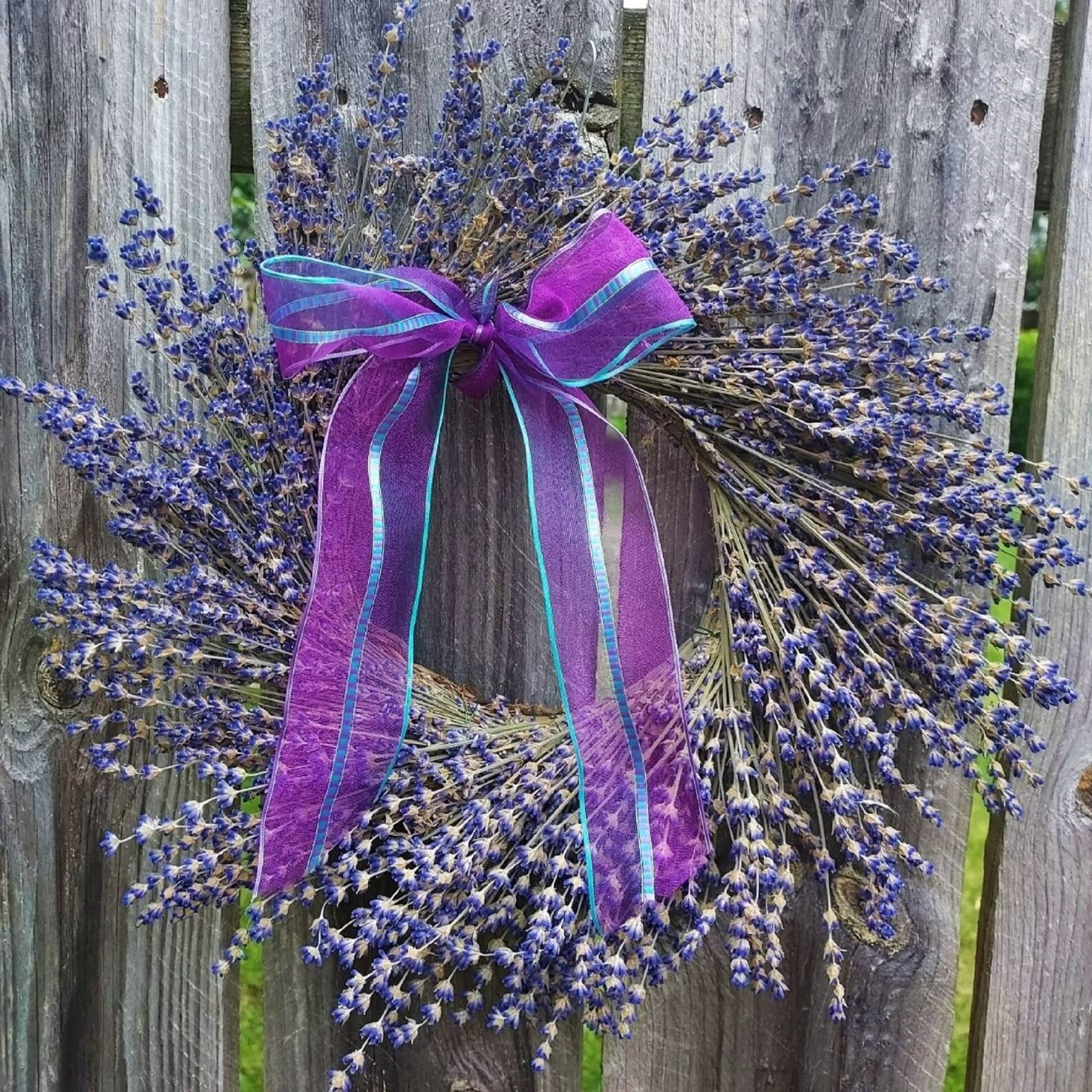 Dried Lavender Wreath Etsy