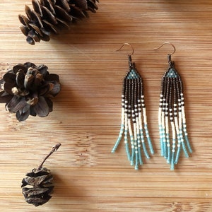 Suki Beaded Fringe Earrings