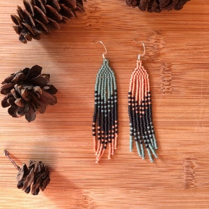Ananta Beaded Fringe Earrings