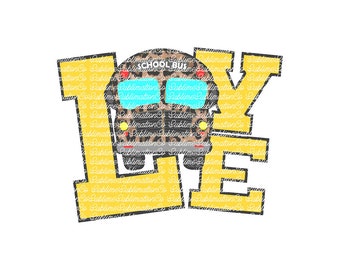 Yellow Bus Clipart Etsy