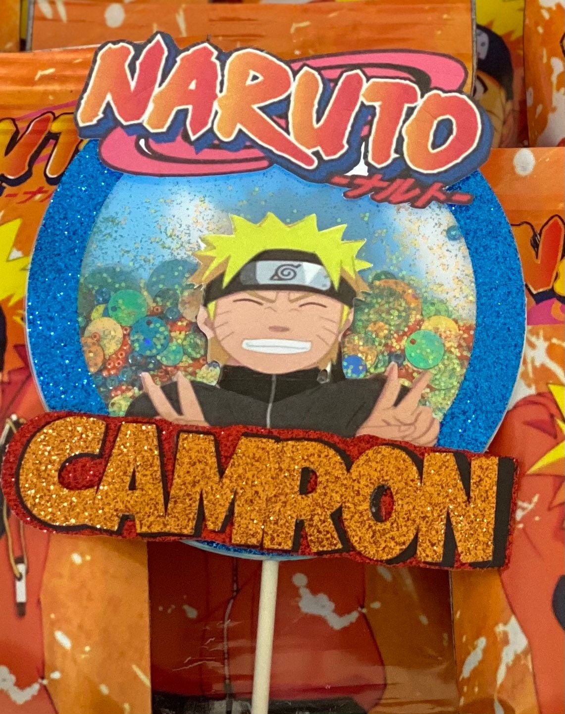 Anime Naruto Cake Shaker Topper Etsy