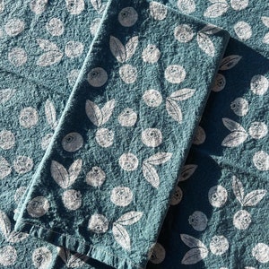 Blueberry Tea Towel image 1