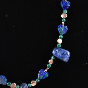 Sodalite Beaded Fashion Necklace image 3