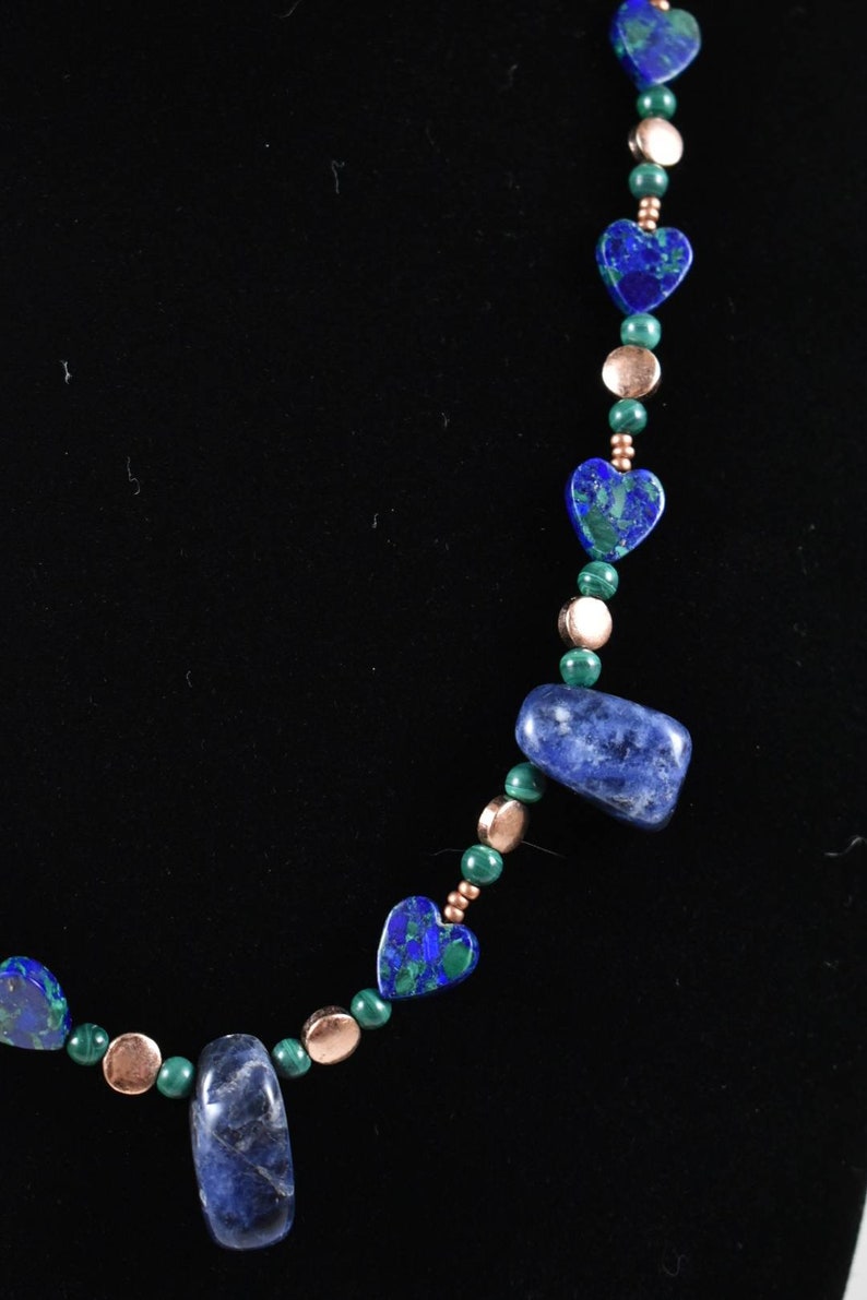 Sodalite Beaded Fashion Necklace image 3