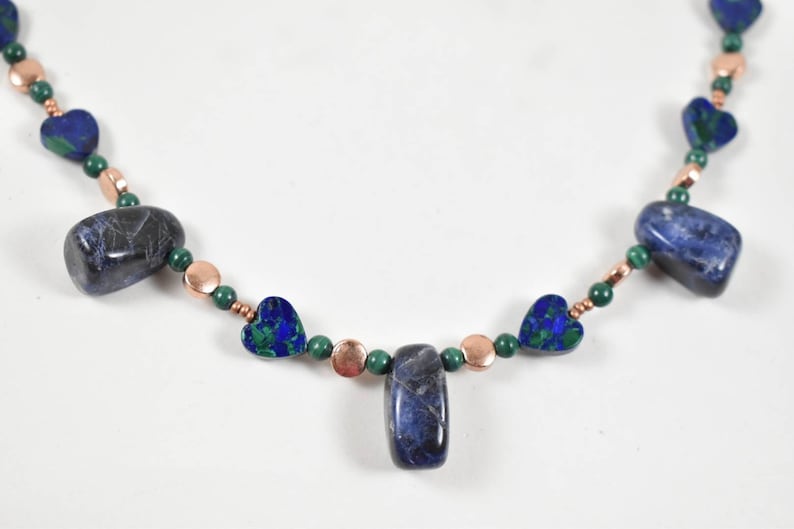 Sodalite Beaded Fashion Necklace image 7