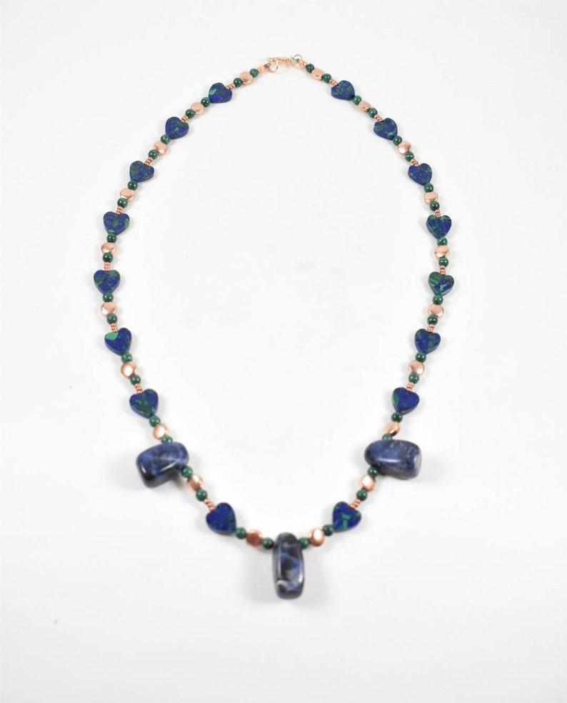 Sodalite Beaded Fashion Necklace image 5