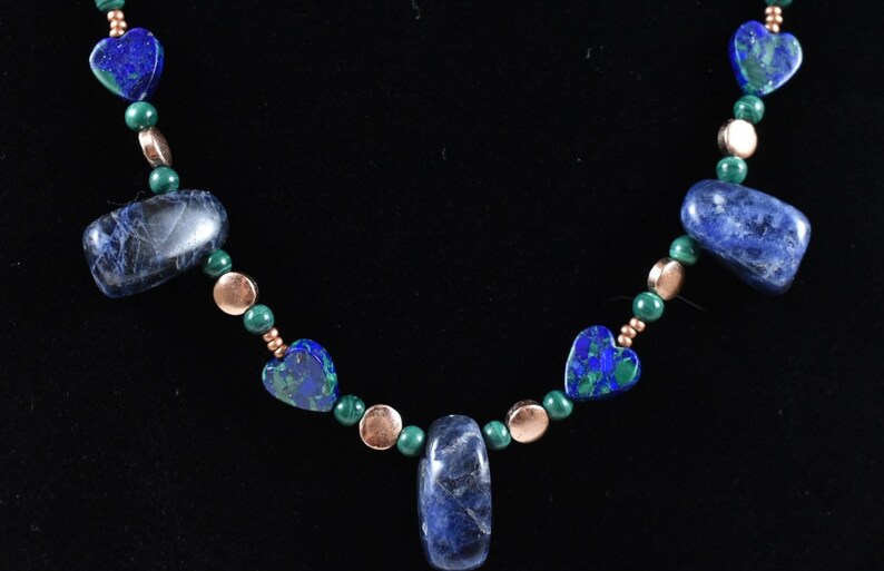 Sodalite Beaded Fashion Necklace image 2