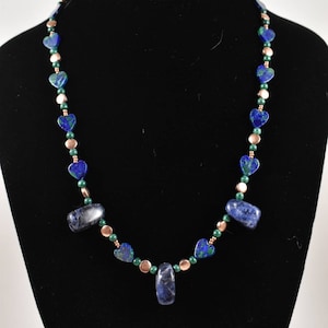 Sodalite Beaded Fashion Necklace image 1