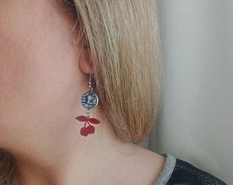 Boucles d'oreilles collection Pin'up cerises gourmandes