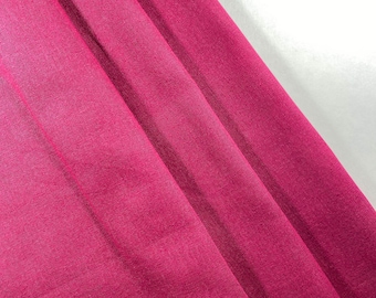 Pure Plain Linen Fabric Purple Pink Color Lightweight Linens for home decor, bedding, clothes, curtains