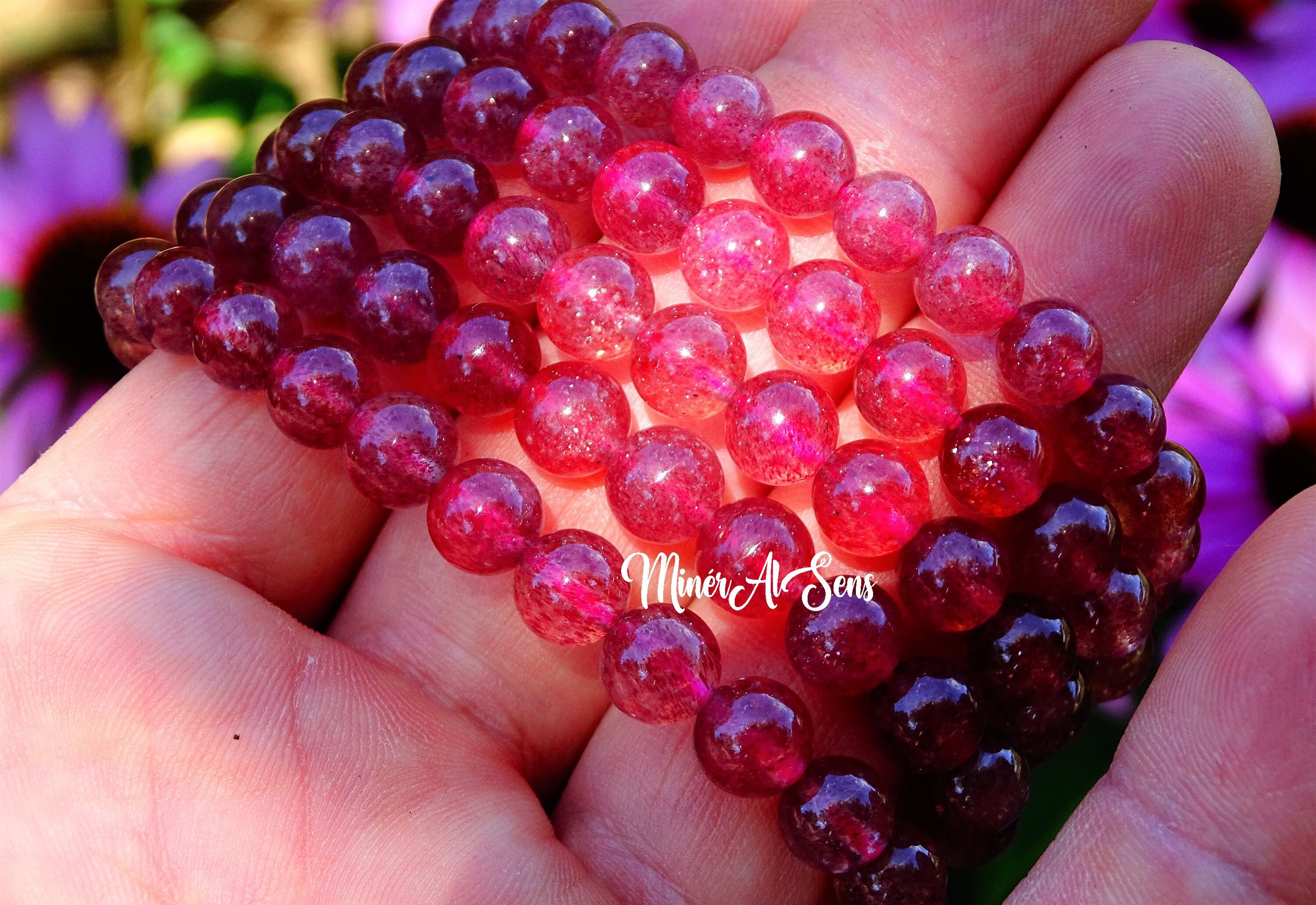 STRAWBERRY QUARTZ "AA"