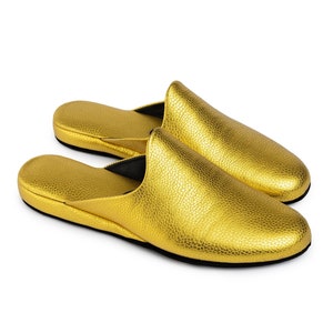 Gold Slippers Etsy Canada