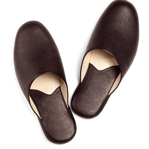 Mens all leather house shoes sale