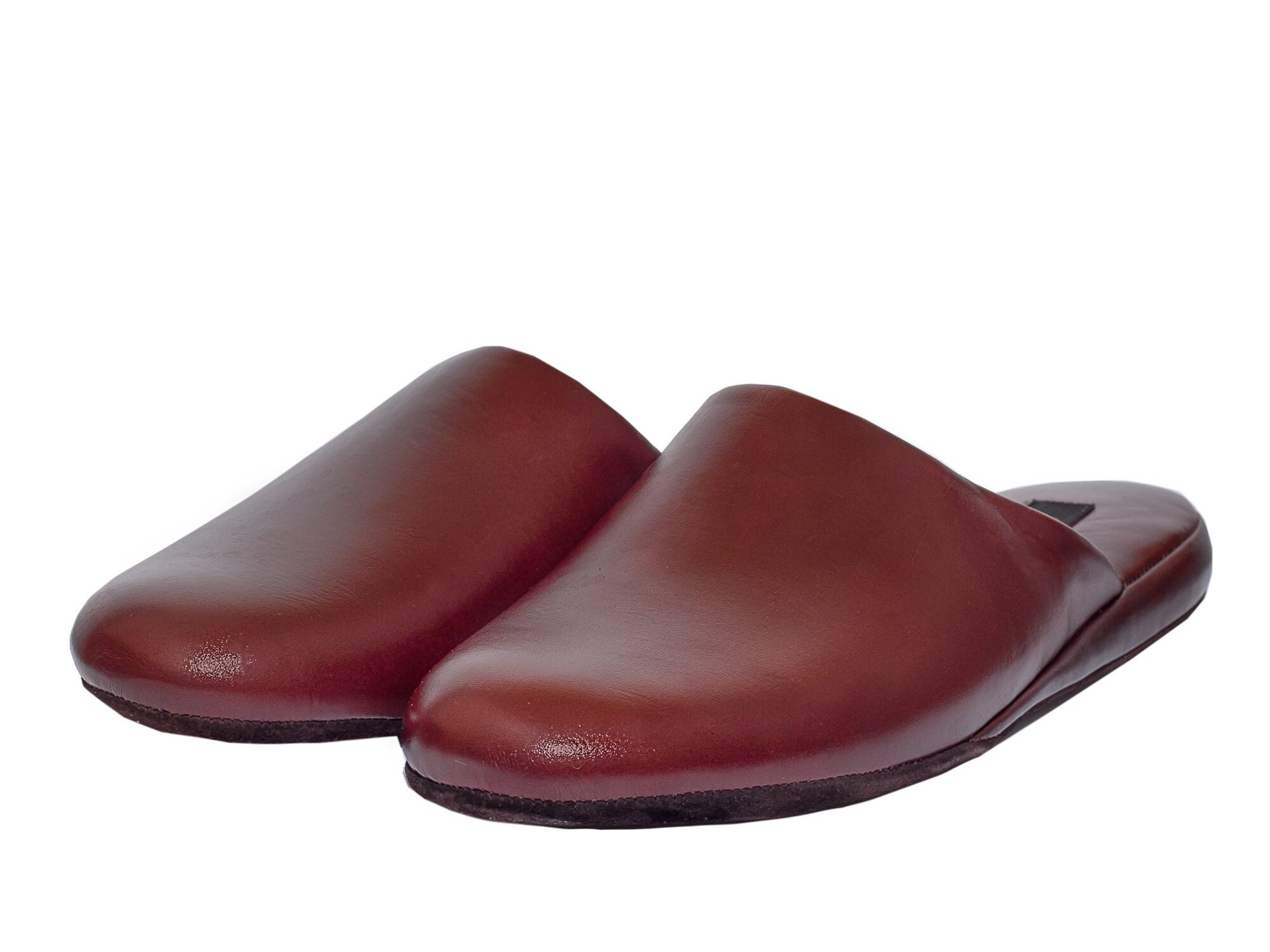 Luxury Men's Leather Slippers, Anatomical Leather Slippers, Leather ...