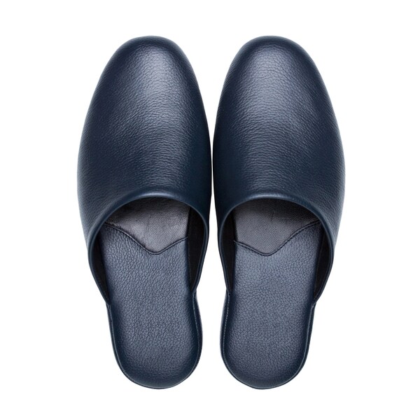 Blue Slippers - Etsy