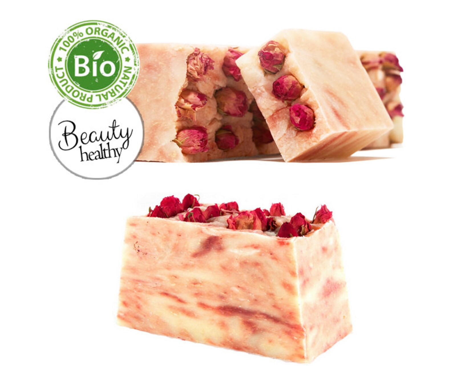 Handmade natural soap Rose/ 100 Pure Natural Etsy