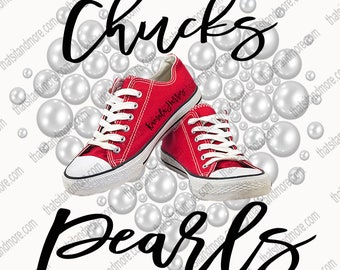 chucks and pearls moletom com capuz