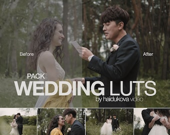 5 kinoreife HOCHZEIT LUTs für Videos | Davinci Entschlossenheit | Adobe Premiere | Final Cut Pro