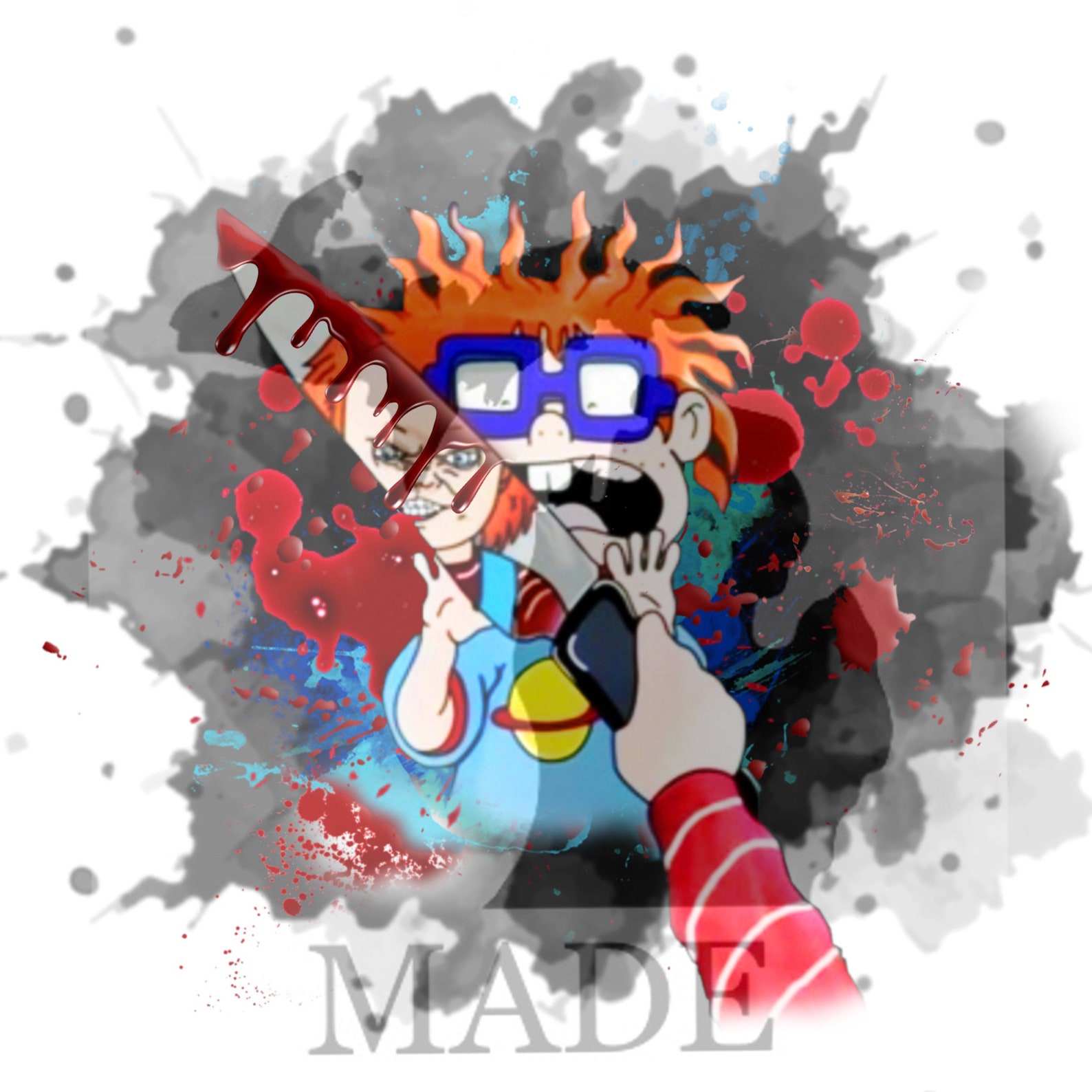 Chucky Ruller Chucky Killing Chucky With a Knife - Etsy
