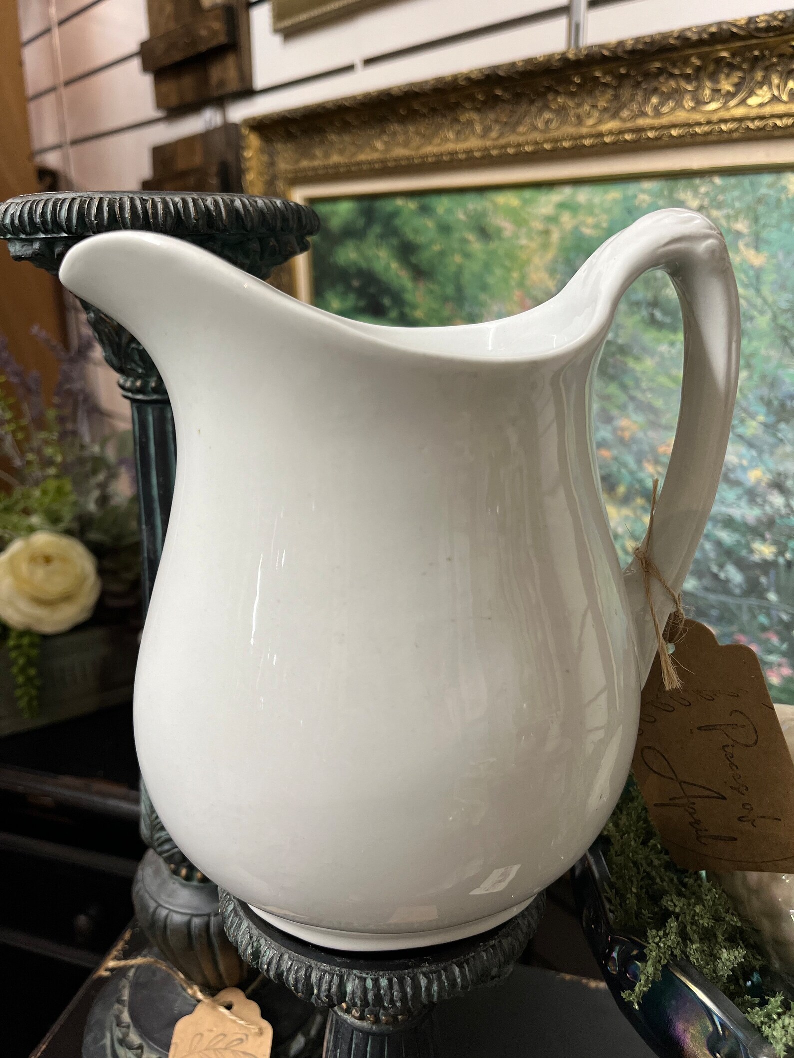 Antique Royal Ironstone China Pitcher, Alfred Meakin LTD, England - Etsy