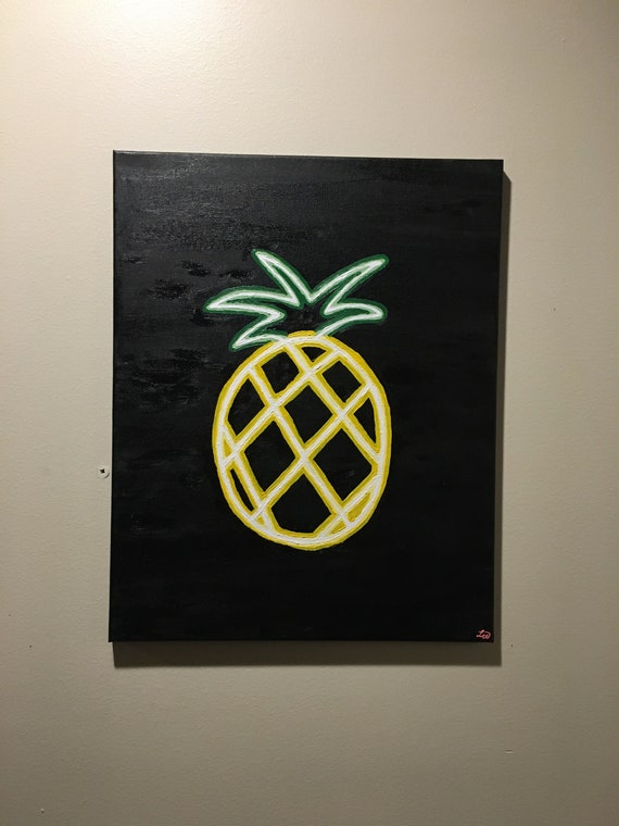 Pineapple sale neon lamp