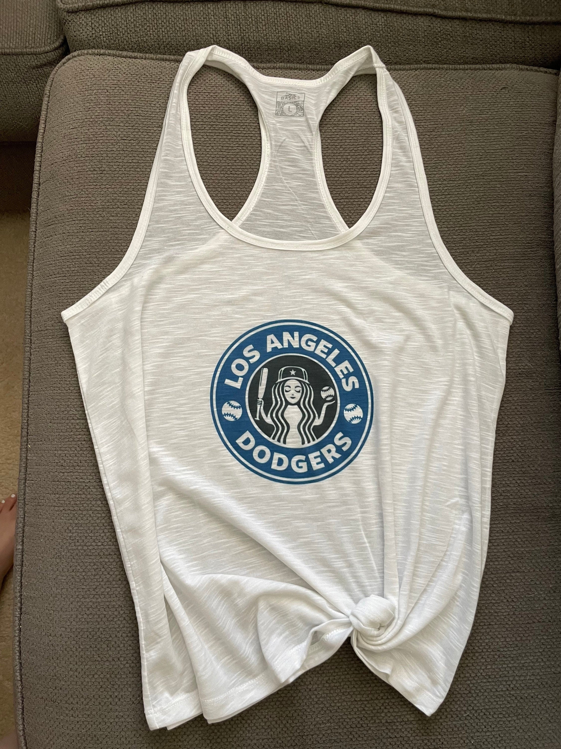 Buy Dodgers Starbucks Tank Dodger Starbucks Sweatshirt Los Online