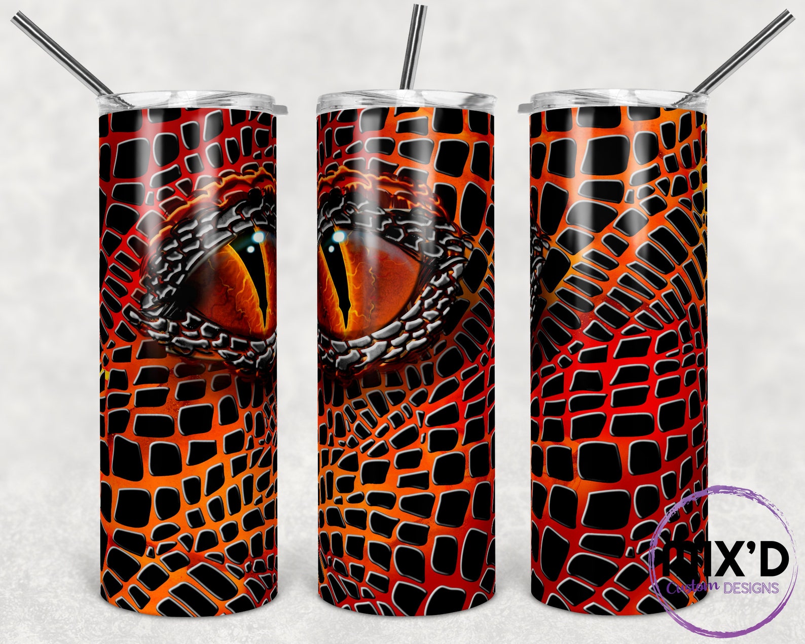 Dragon Scales Tumbler Snake Scales Reptile Tumbler Etsy