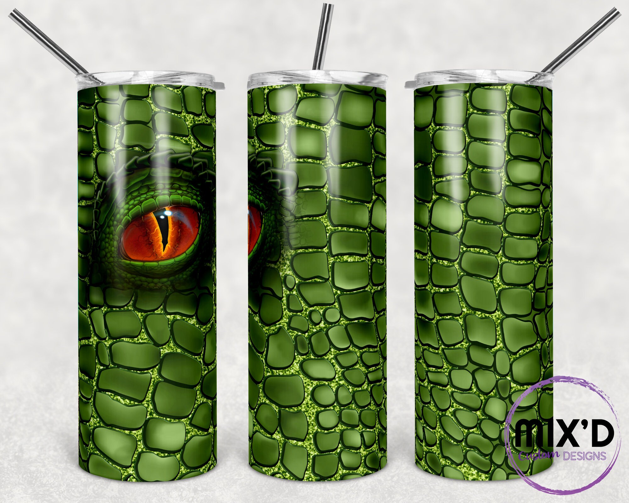 Dragon Scales Tumbler Snake Scales Reptile Tumbler Etsy