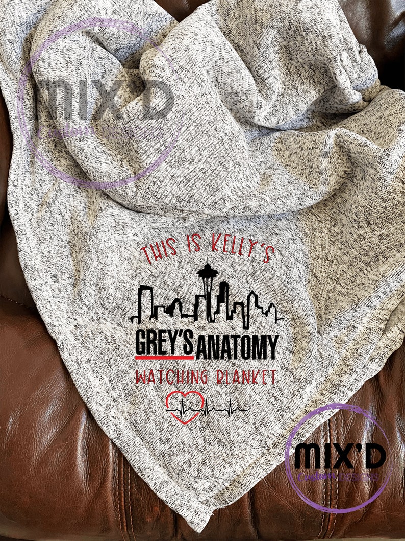 Custom Grey's Anatomy Blanket Personalized Blanket TV Etsy