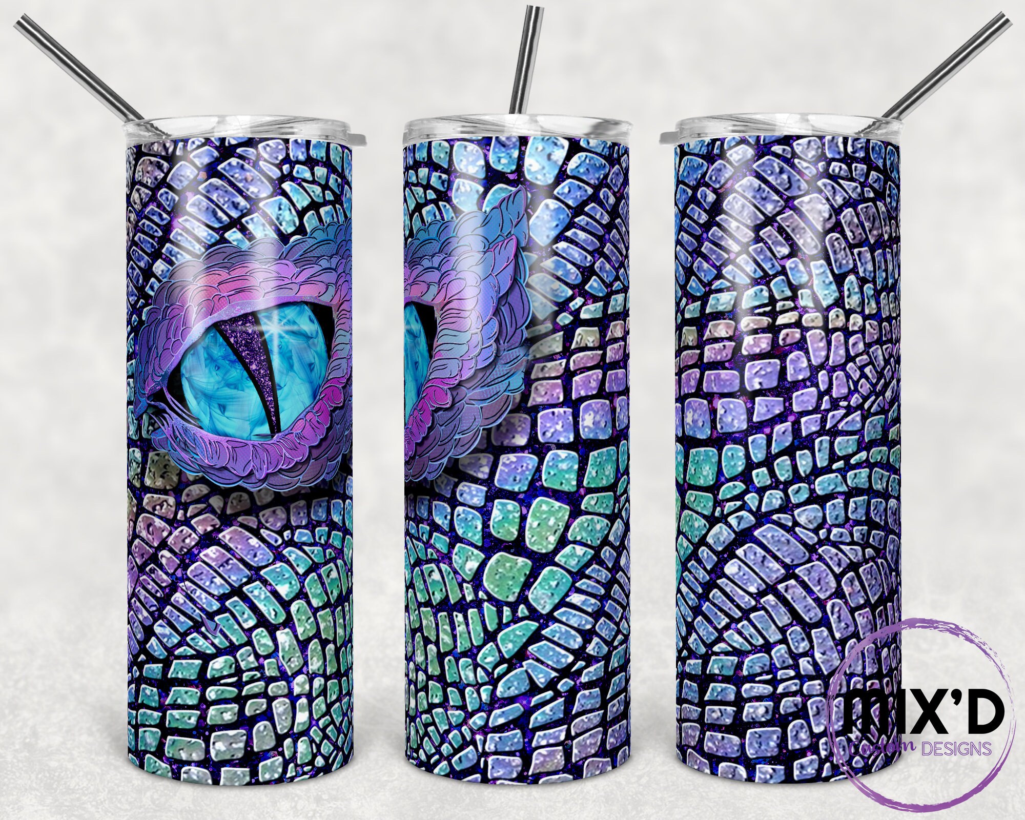 Dragon Scales Tumbler Snake Scales Reptile Tumbler Etsy