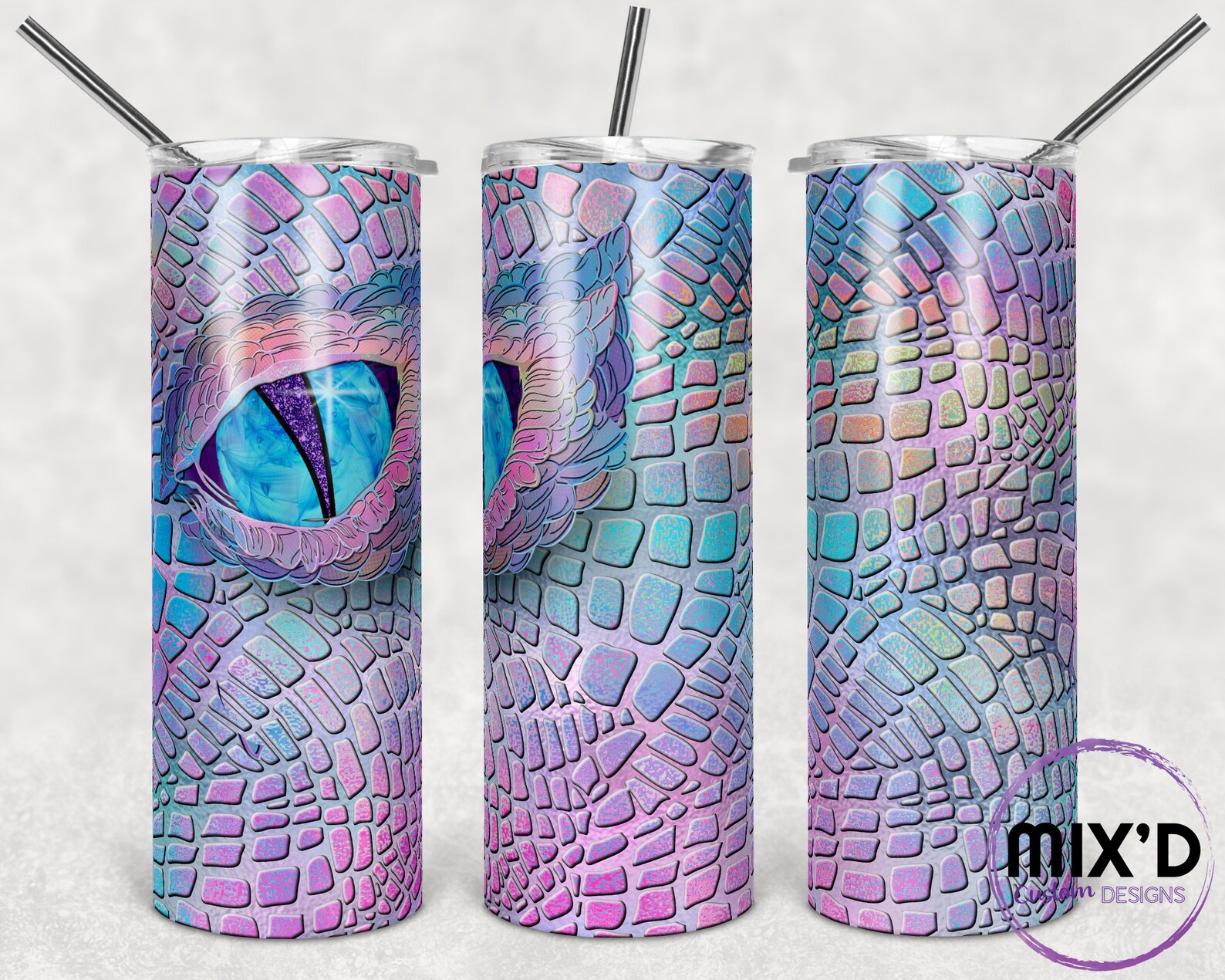 Dragon Scales Tumbler Snake Scales Reptile Tumbler Etsy