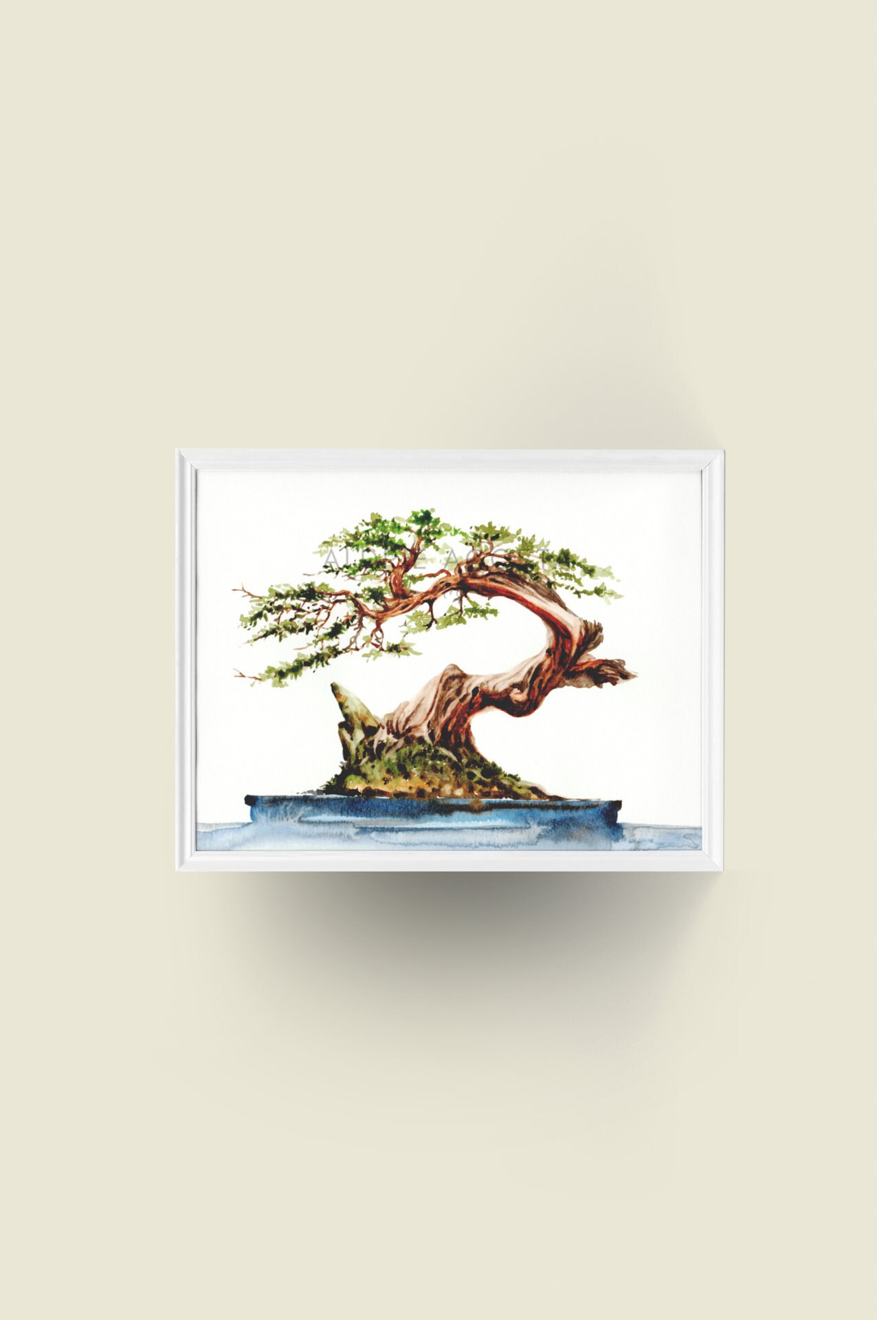 絵画 bonsai Amazon.com: Bonsai Tree Print, Japanese Wall Art, Botanical