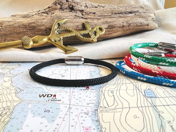 Nantucket Edition Rope Bracelet – Salt Soaked & Sailor Made | Nautical Jewelry