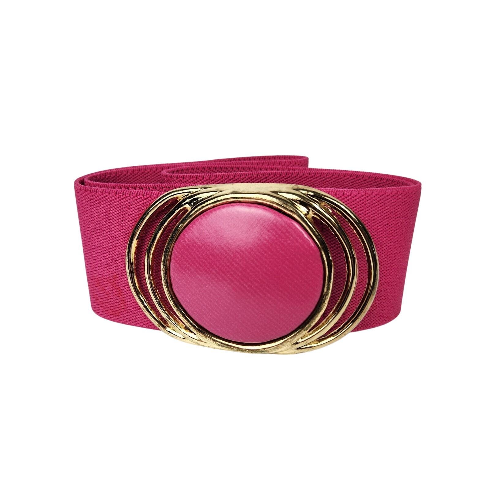 Vintage 80s‎ Waist Belt Womens Pink Gold Barbie Twee Retro Glam Preppy Royalty Pink Barbie Belt - Etsy main image 3