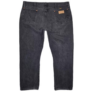 Vtg Wrangler Jeans Men 42x30 Black Denim Western Cowboy Retro 90s Country Casual image 2