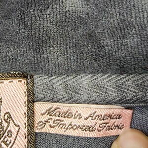 Y2k Juicy Couture Velour Full Zip Hoodie Women XL Gray 2000s Preppy Paris Hilton afbeelding 5