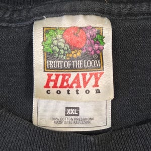 Camiseta vintage azul líquido de 1996 con estampado de dragón para hombre, talla XXL, estilo grunge punk Y2K imagen 6