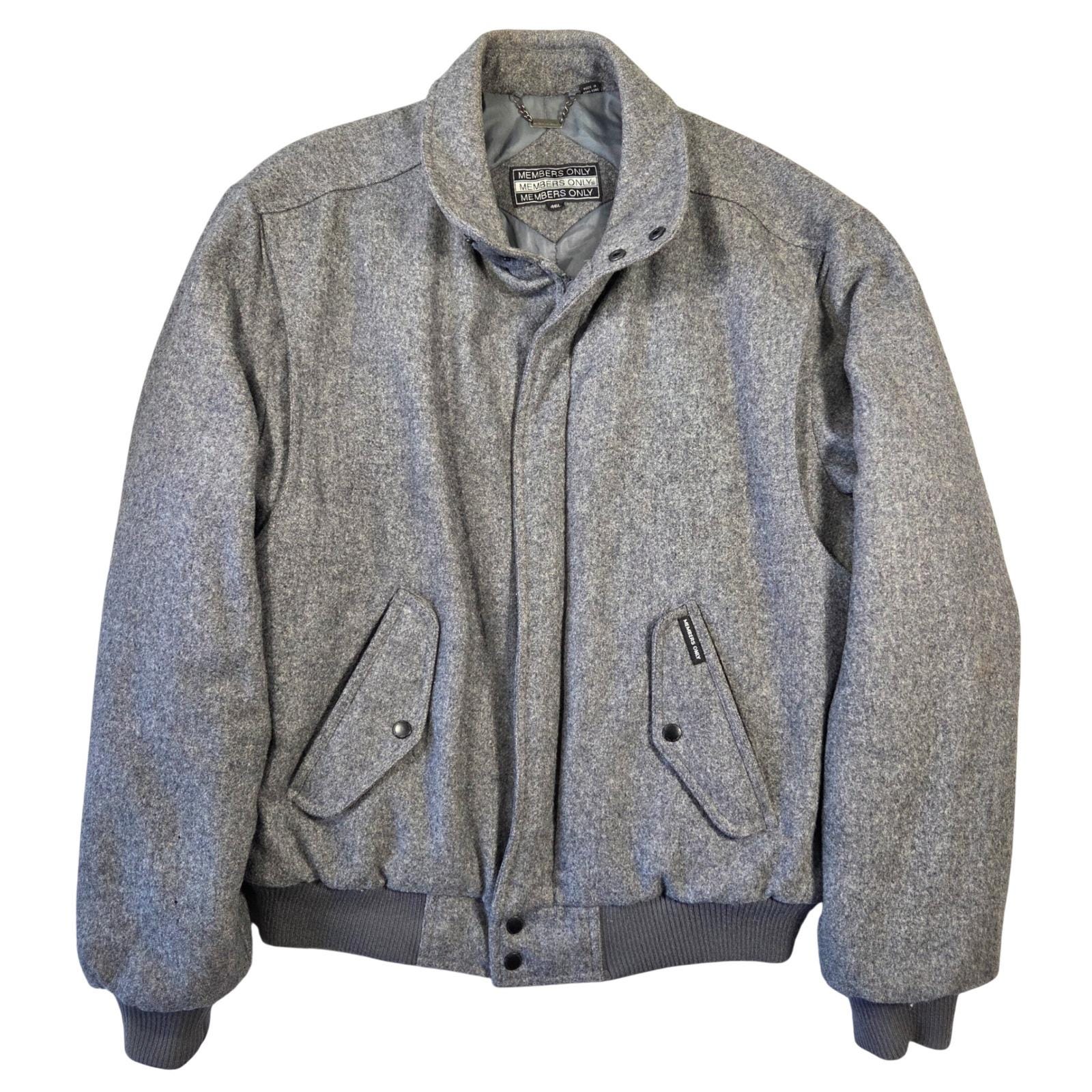 Members Only Wool Jacket - Etsy