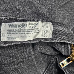 Vtg Wrangler Jeans Men 42x30 Black Denim Western Cowboy Retro 90s Country Casual image 6