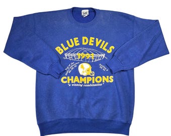 Vintage Lee Heavyweight Duke Blue Devils 1991 Champions Sweatshirt Mens XL USA